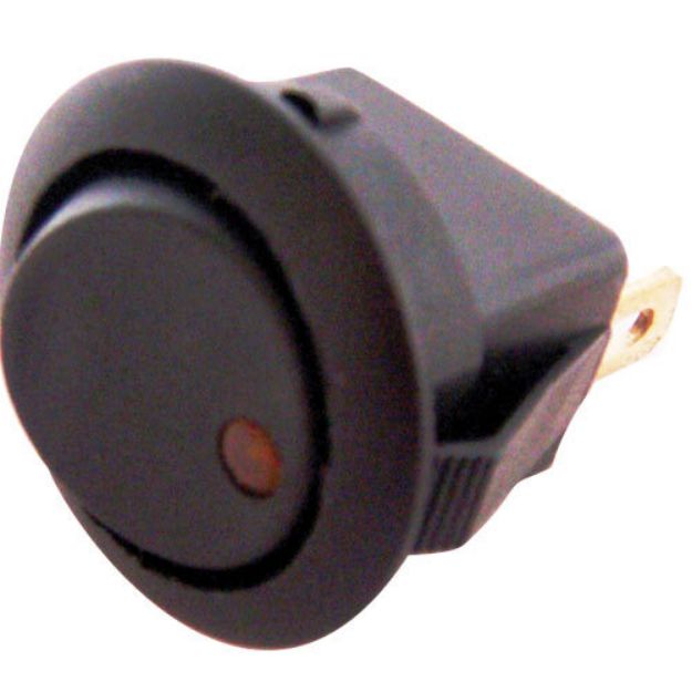 Picture of Green Illuminated Mini Rocker Switch